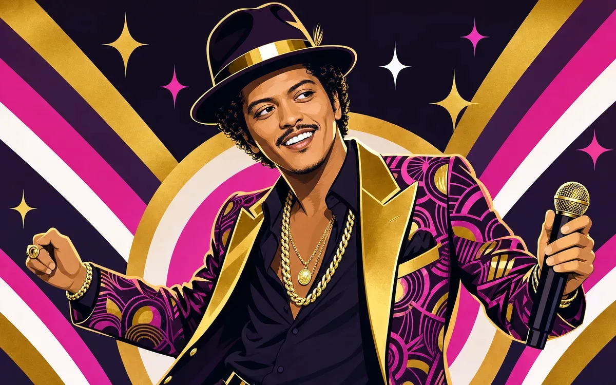 Bruno Mars tribute artist
